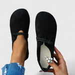 Instap sandalen met gevlochten band Dames