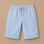 Capribroek met elastische tailleband Dames