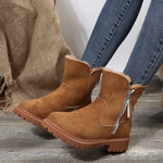 Laarzen Dames Suede met Bontrand