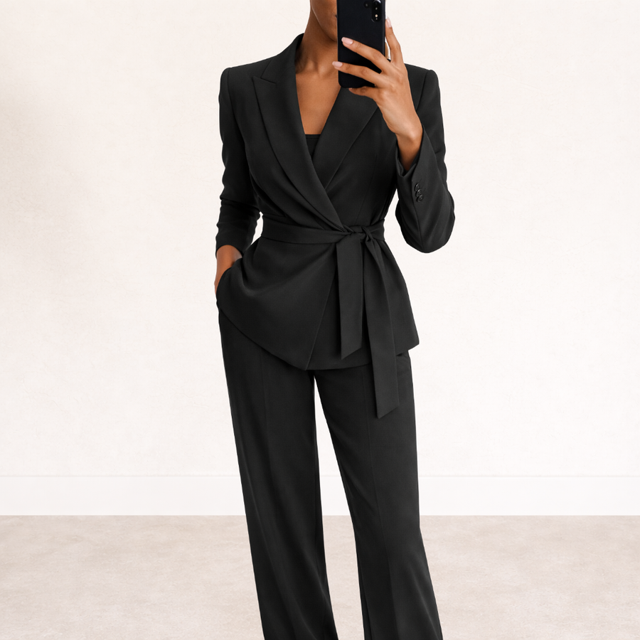 Tweedelige Blazer Set met Pantalon Dames