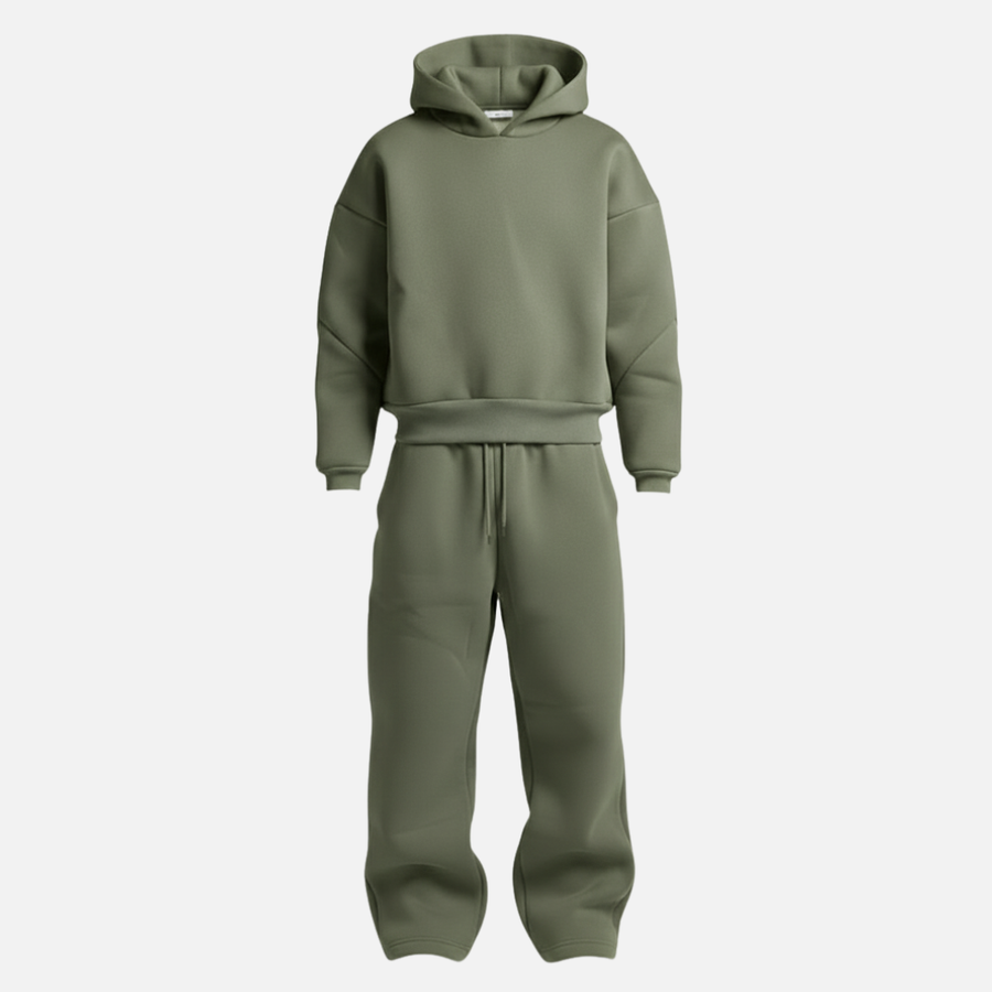Trainingspak Heren Oversized Hoodie en Joggingbroek