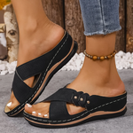Zomer sandalen met gekruiste bandjes Dames