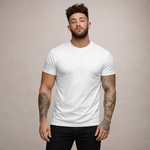 Slim fit T-shirt met ronde hals Heren