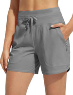 Zwemshort Hoge Taille Sneldrogend dames