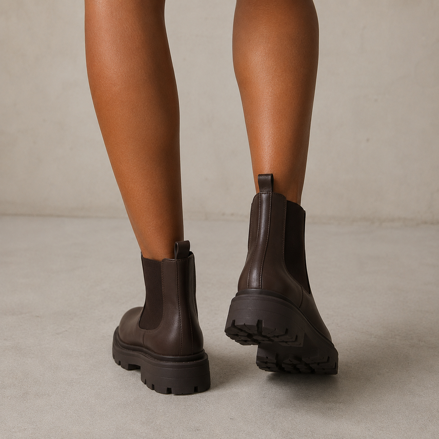 Chelsea Boots Dames met Platformzool