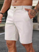 Korte broek met knoopsluiting Heren