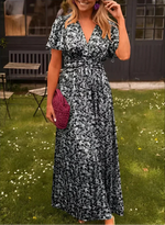 Maxi jurk met aansluitende taille Dames
