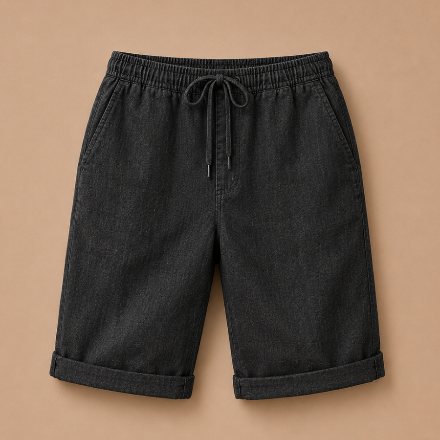 Capribroek met elastische tailleband Dames