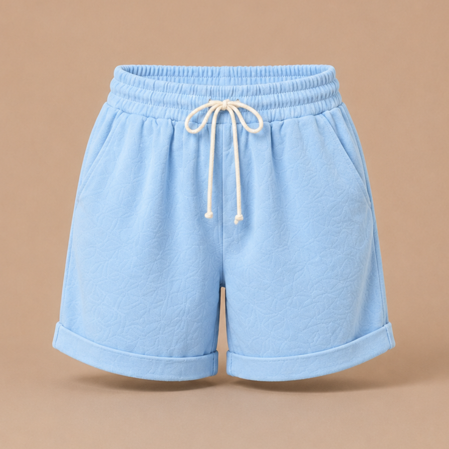 Bermuda short met elastische tailleband Dames
