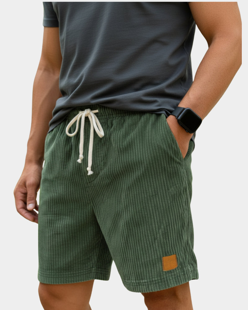 Korte broek met elastische taille Heren