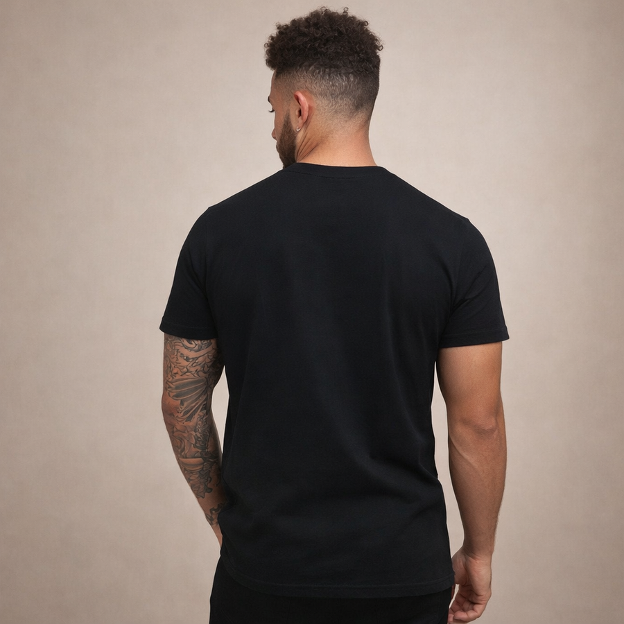Slim fit T-shirt met ronde hals Heren