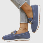 Mocassins met gesp Dames