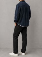 Corduroy Overshirt Heren met Borstzak