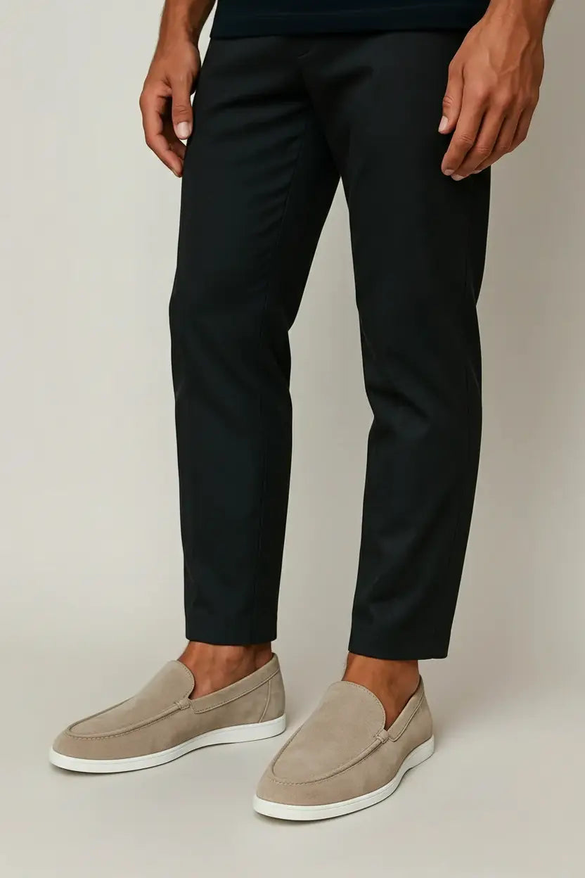 Loafers met suedelook Heren