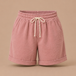 Bermuda short met elastische tailleband Dames