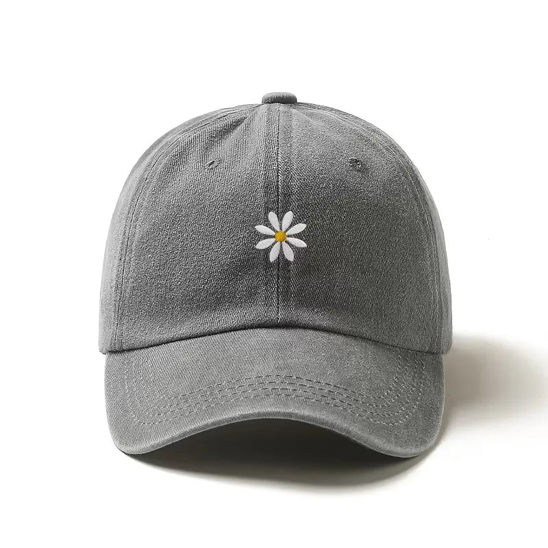 Pet met daisy borduursel Unisex