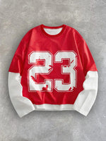 Shirt Heren met Patchwork Mouwen