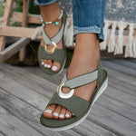 Zomer sandalen met gekruiste banden Dames