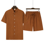 Tweedelige strand set met korte broek Heren