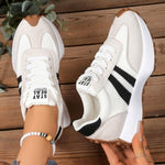 Retro sneakers met suedelook Dames