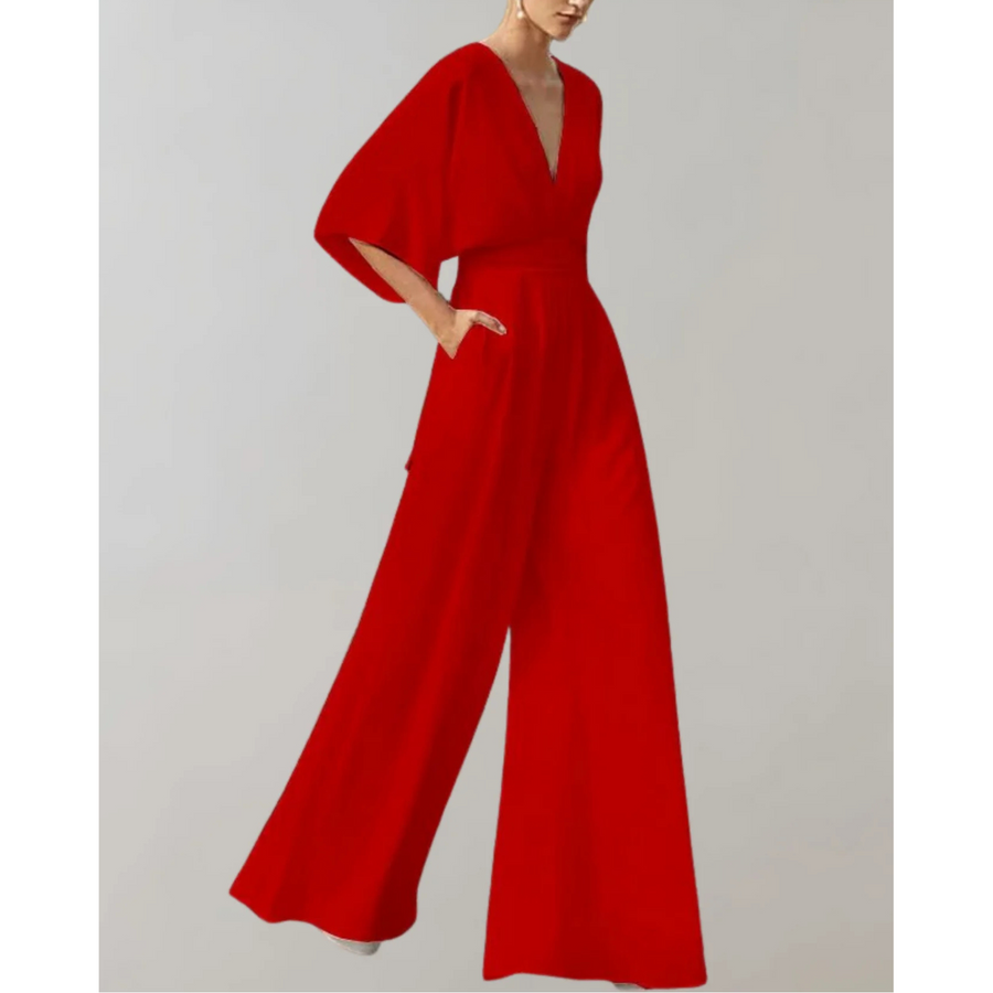 Jumpsuit met wijde pijpen Dames