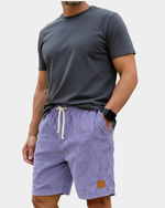 Korte broek met elastische taille Heren