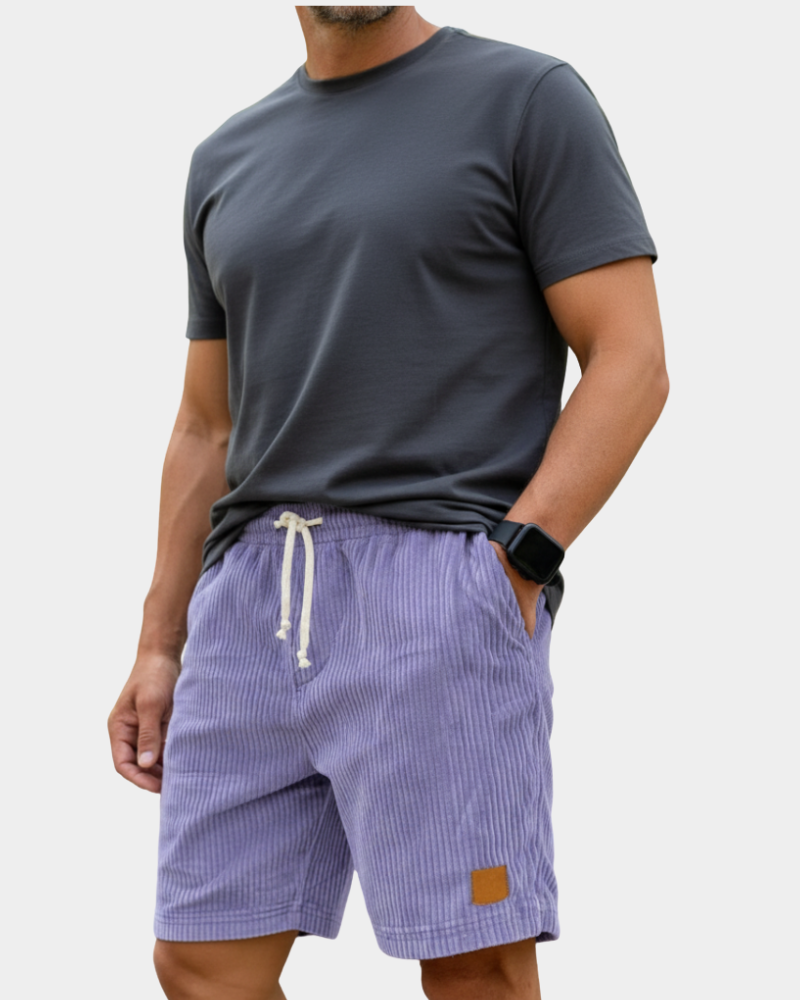 Korte broek met elastische taille Heren