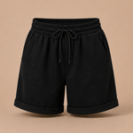Bermuda short met elastische tailleband Dames