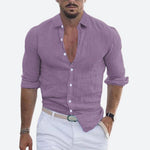 Slim fit zomer overhemd Heren