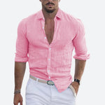 Slim fit zomer overhemd Heren