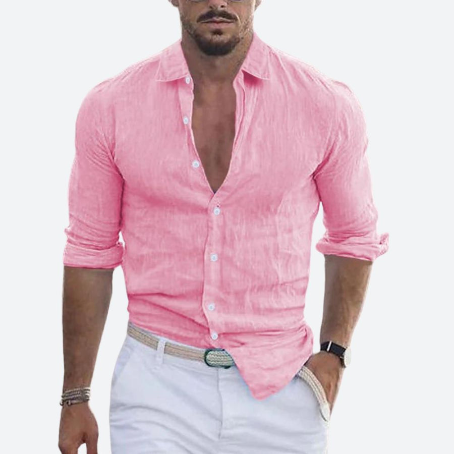 Slim fit zomer overhemd Heren