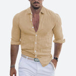 Slim fit zomer overhemd Heren