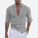 Slim fit zomer overhemd Heren
