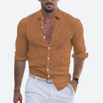 Slim fit zomer overhemd Heren