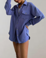 Co-ord zomer set met overhemd en short Dames