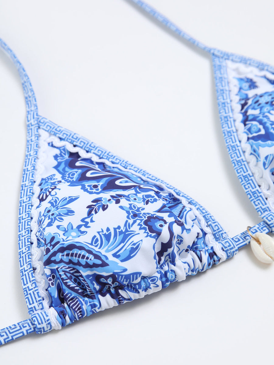 Bikini set met bloemenprint Dames