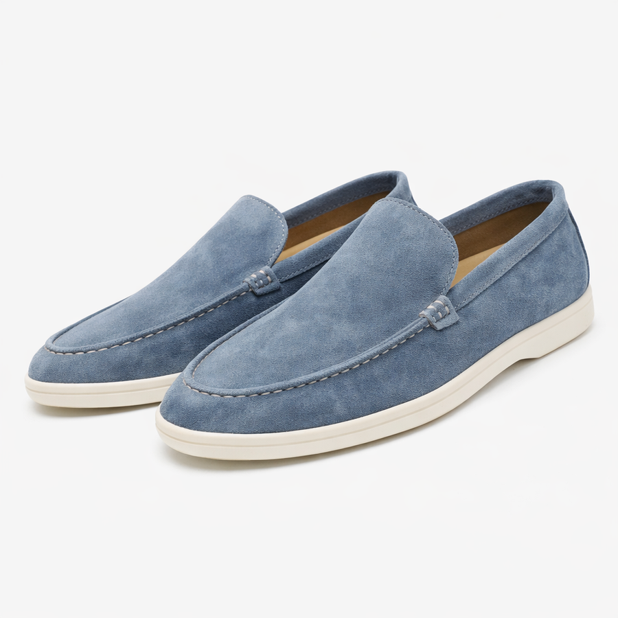 Suede loafers met flexibele zool Heren