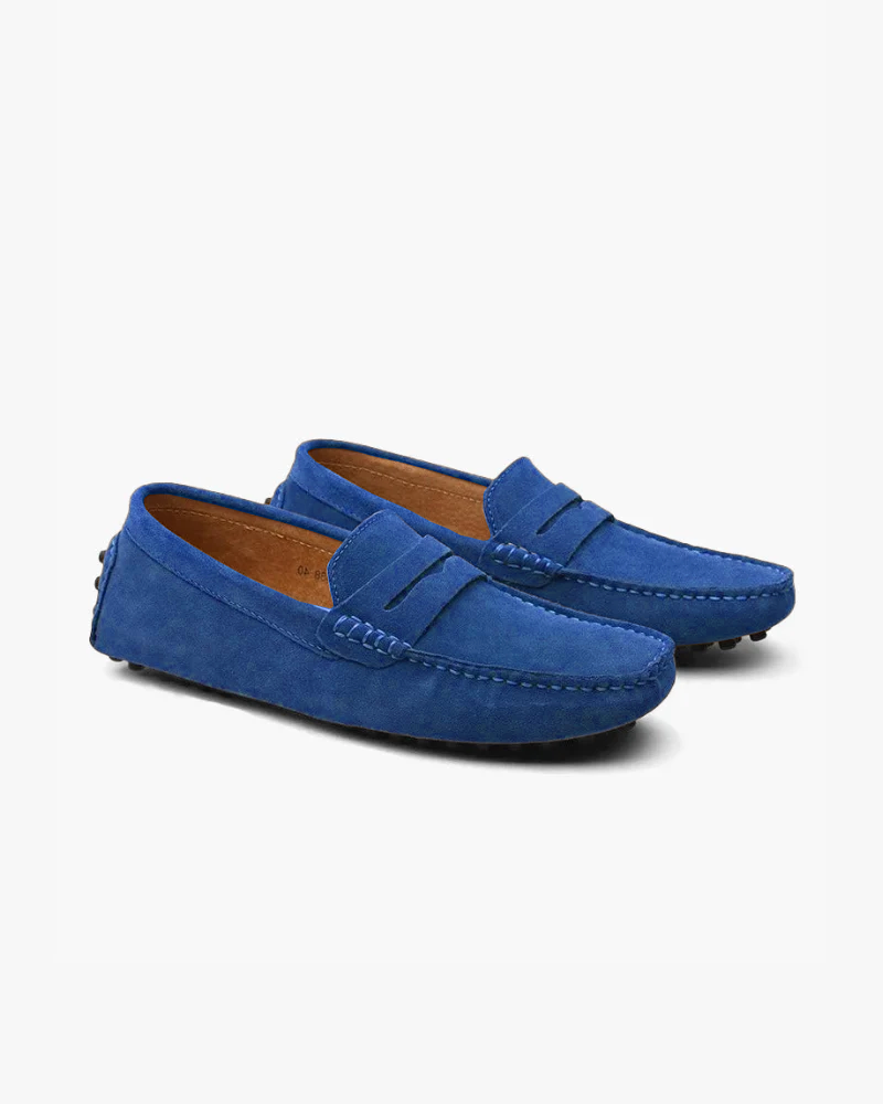 Suède Penny Driver Loafers Heren