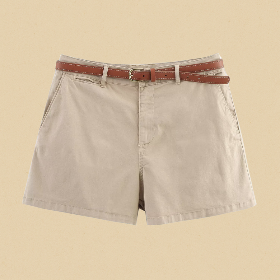 Capri chino shorts dames