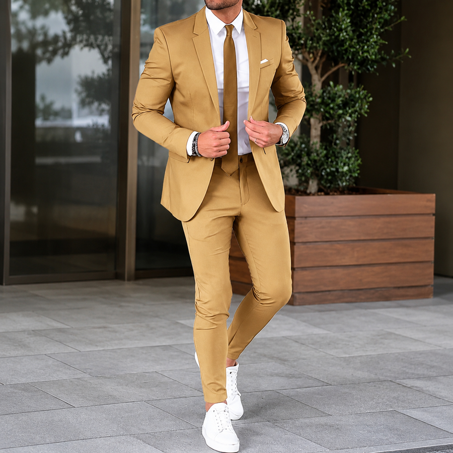 2-Delig Pak met Blazer en Pantalon Heren