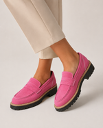 Loafers Dames Suede met Dikke Zool
