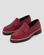 Loafers Dames Suede met Dikke Zool