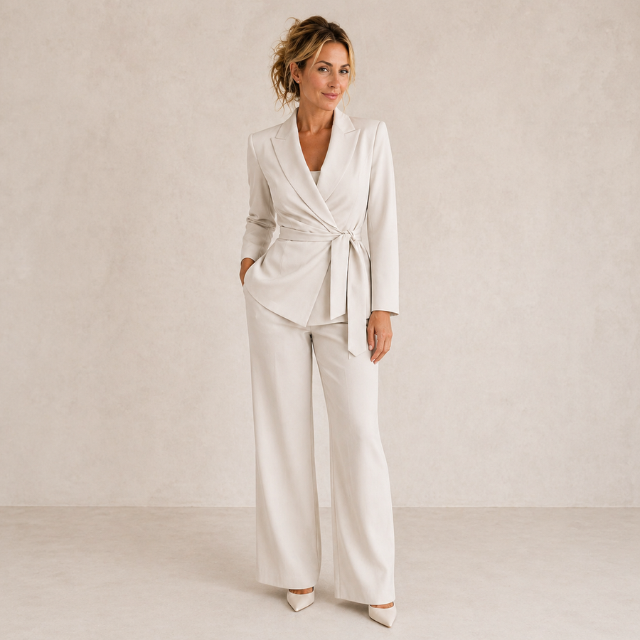 Tweedelige set met top en broek Dames