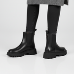Chelsea Boots Dames Laarzen met Ronde Neus