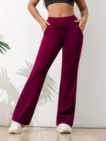 Flared broek met hoge taille Dames