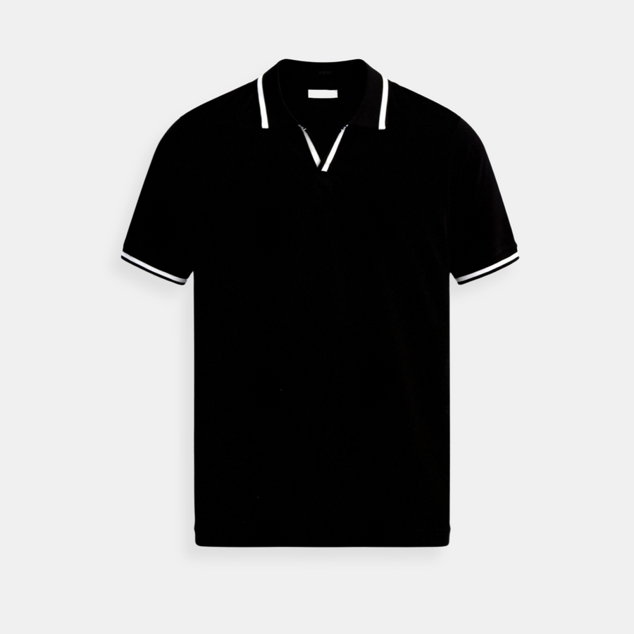 Polo met Contrastkraag Heren