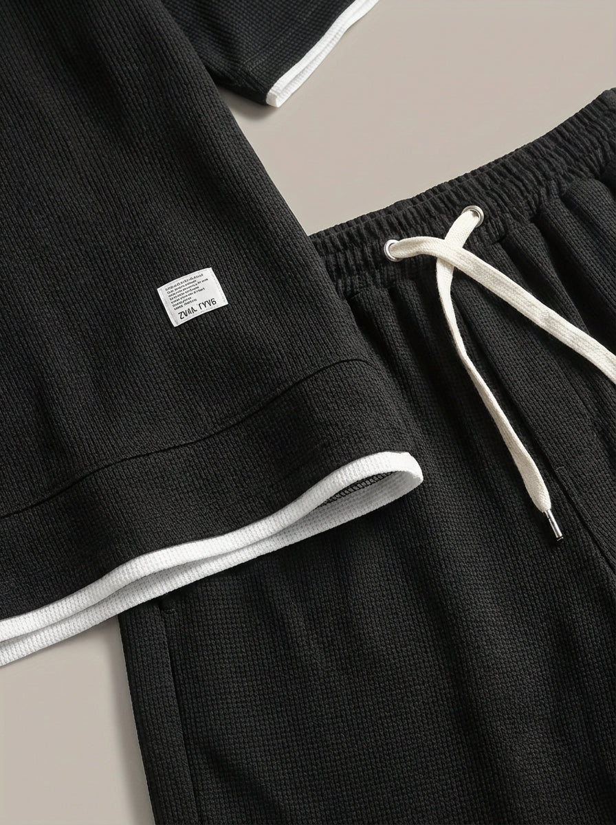 Tweedelige set met T-shirt en short Heren