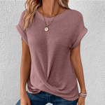 Gebreide top met twistdetail Dames