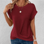 Gebreide top met twistdetail Dames