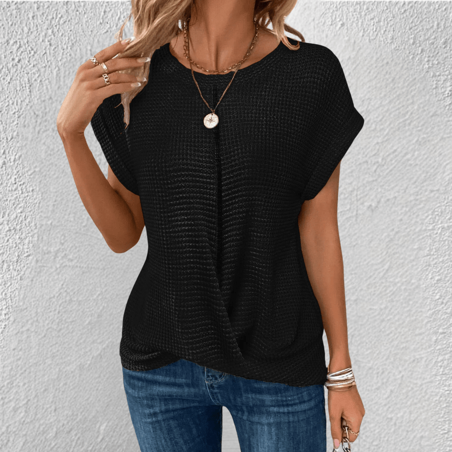 Gebreide top met twistdetail Dames